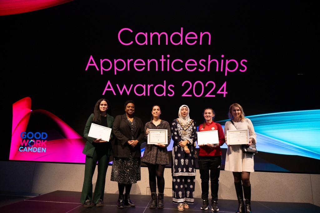 Sports Coach Apprentice receives 'Highlighly Commended' award at Camden Apprenticeships Award 2024