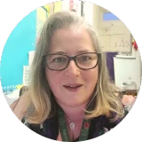 A photo of teaching assistant Kris Cooper