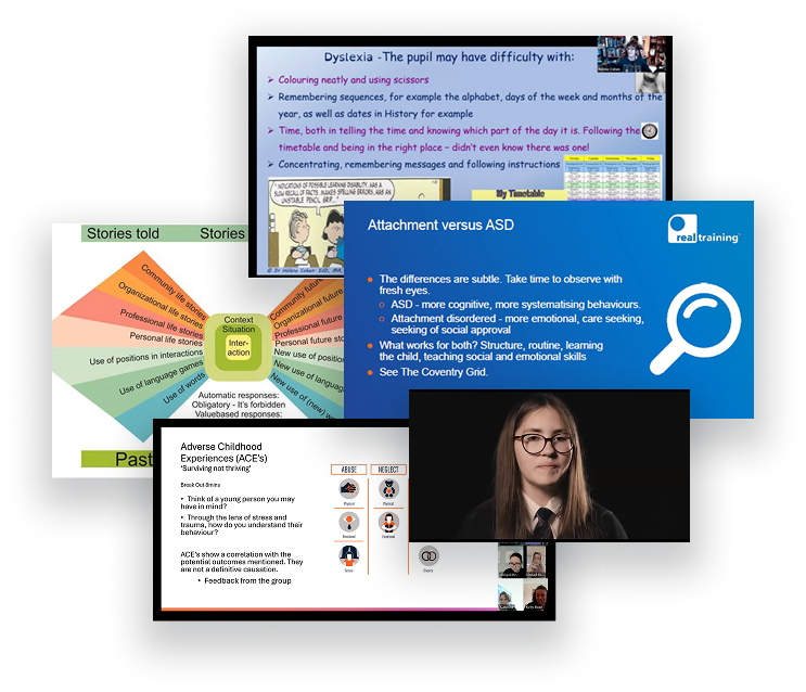 A group of screenshots from our Send Masterclasses
