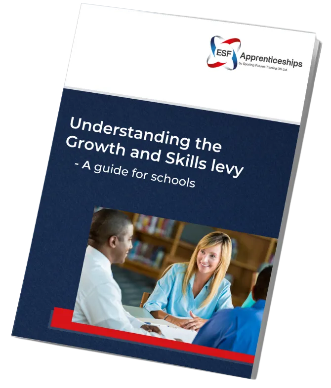 3d image of ESF Apprenticeships course brochure