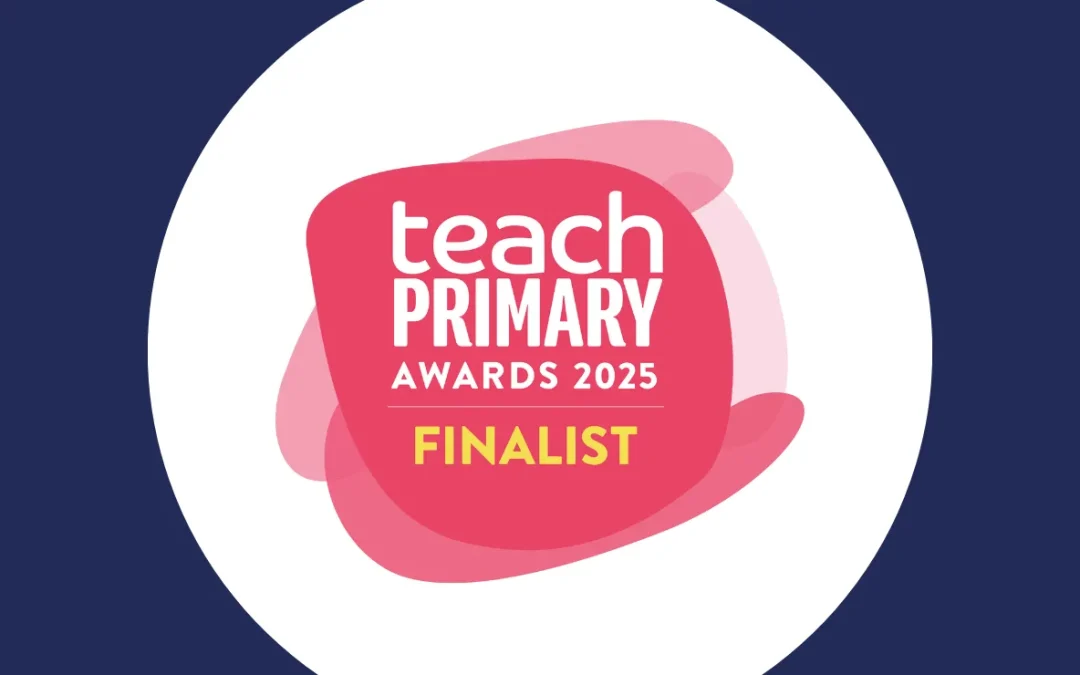 The Teach Primary finalist award logo
