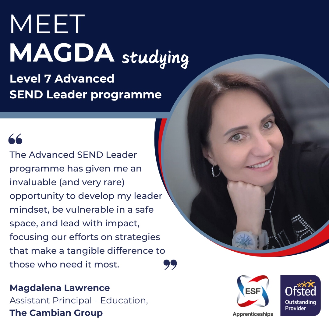 Meet Magdalenda L7 Advanced SEND Leader