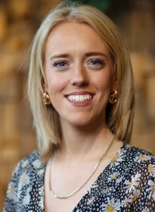 Sarah Small updated background a headshot of Sarah Small