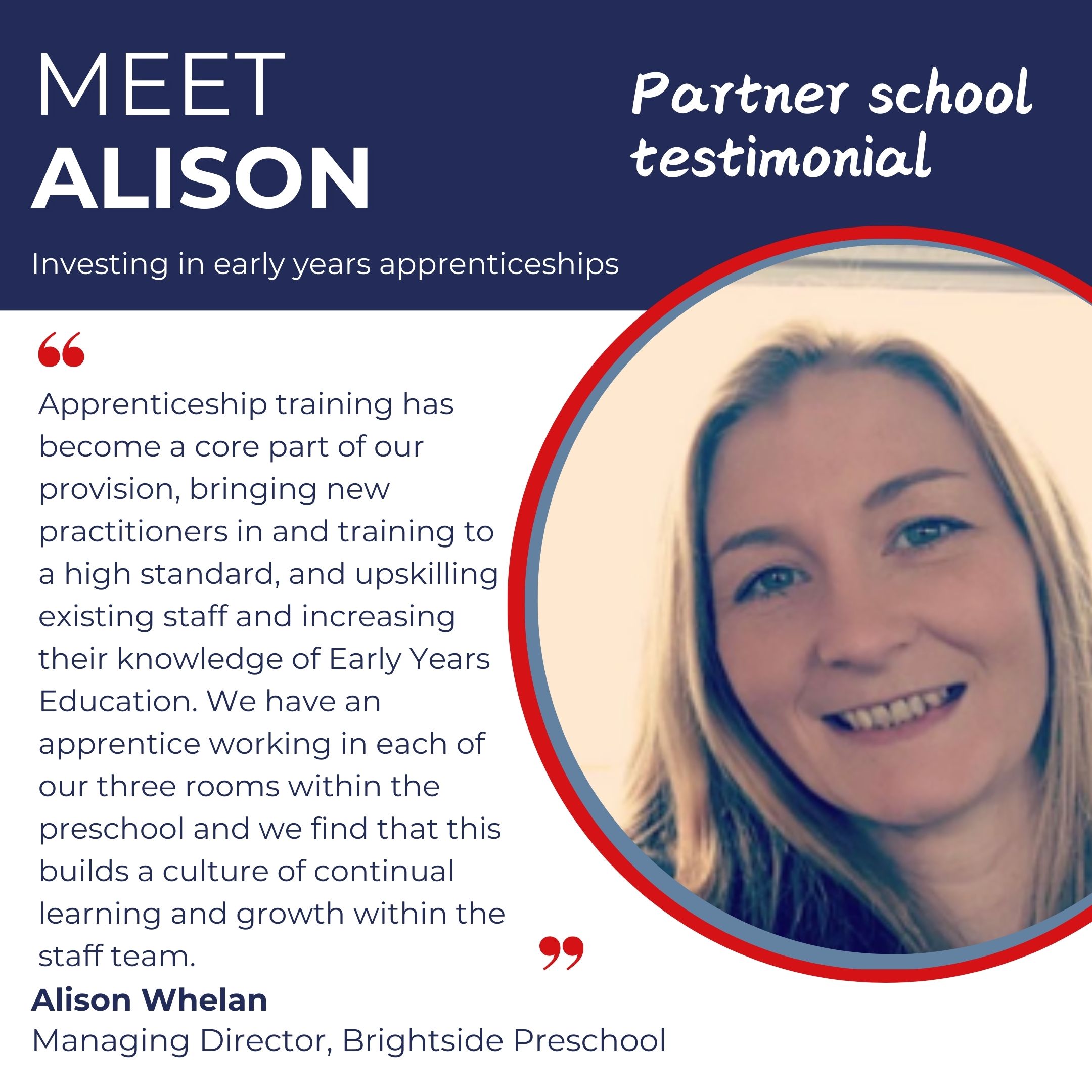 Alison Whelan, Brightside